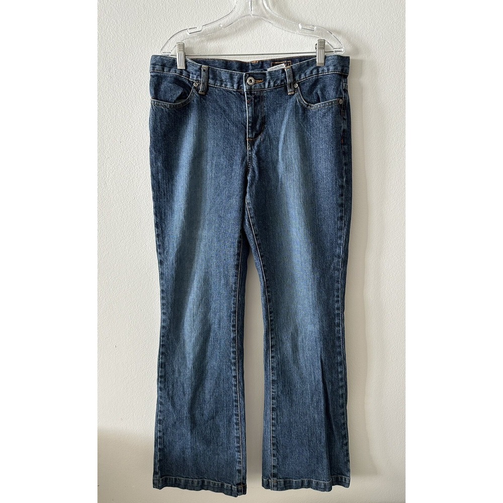 Columbia Denim Jeans Womens Size 10 Medium Wash Blue Lean Flare Leg